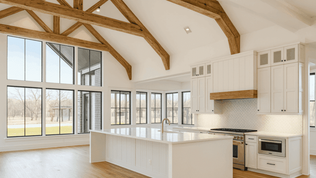 large picture windows