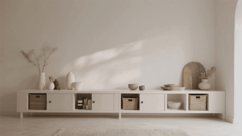 minimalist and clutter free look