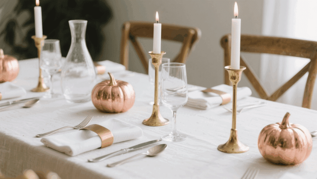 modern metallic accents theme