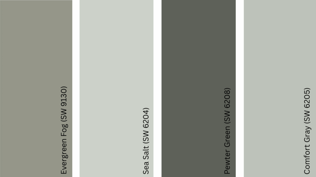 soft greens muted naturals