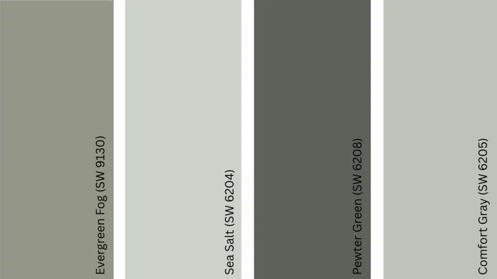 soft greens muted naturals