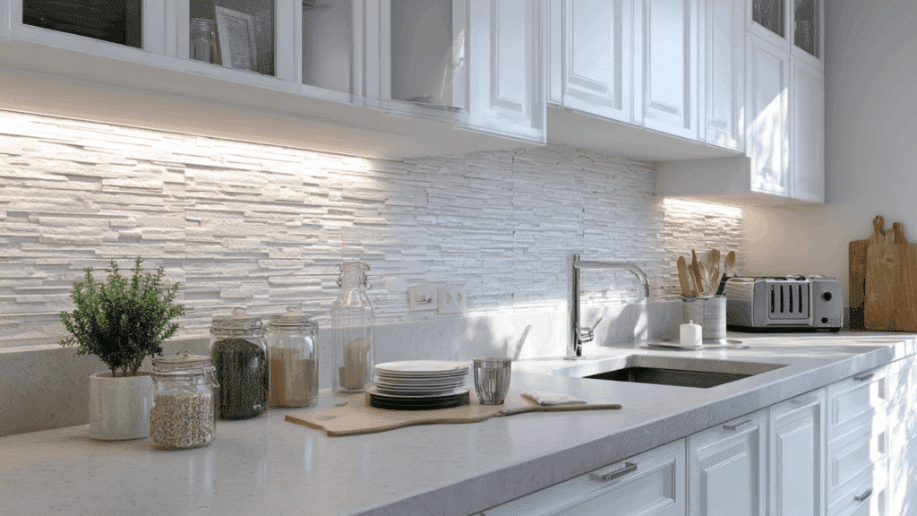 split quartz tile mix