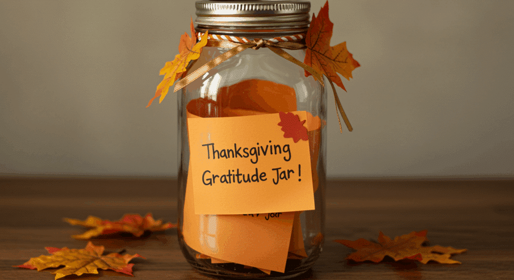 thanksgiving gratitude jar