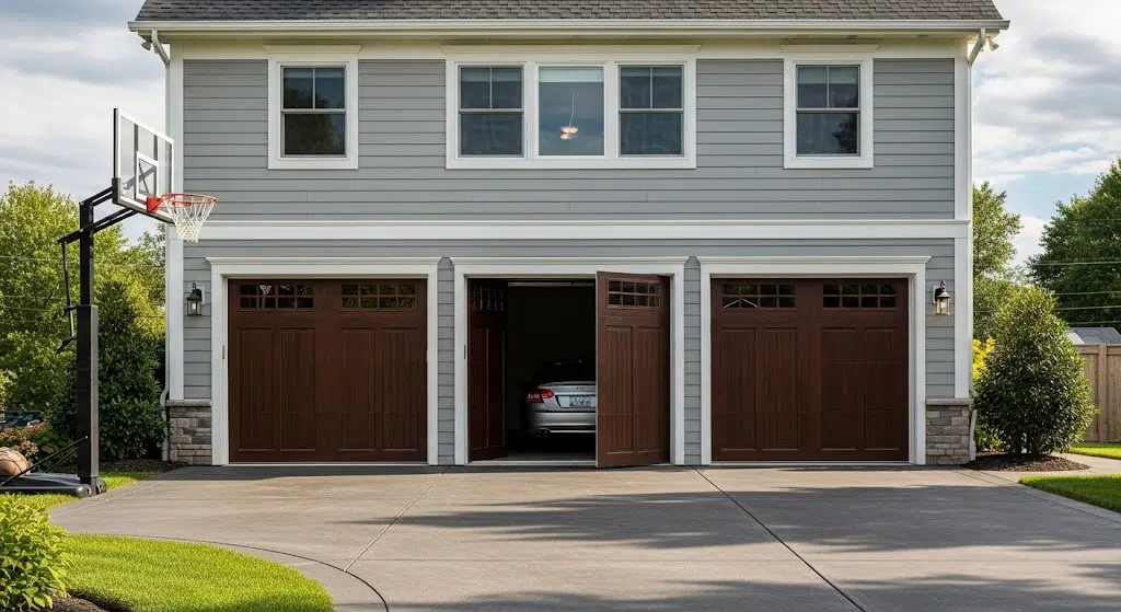 three car garage specifications