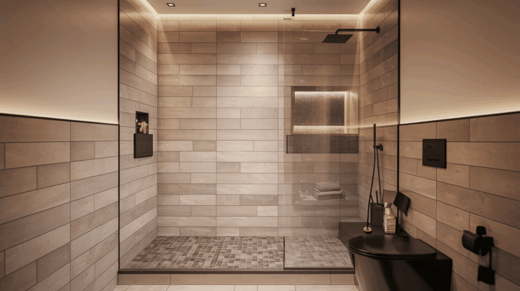 Warm Greige Stone Look