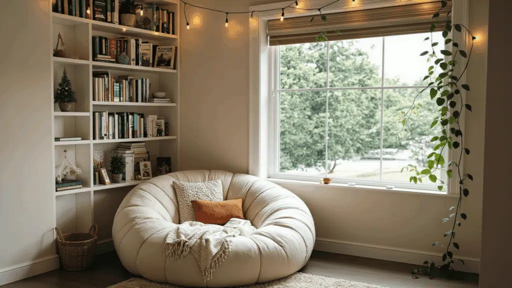 add a small bookshelf small sunroom ideas