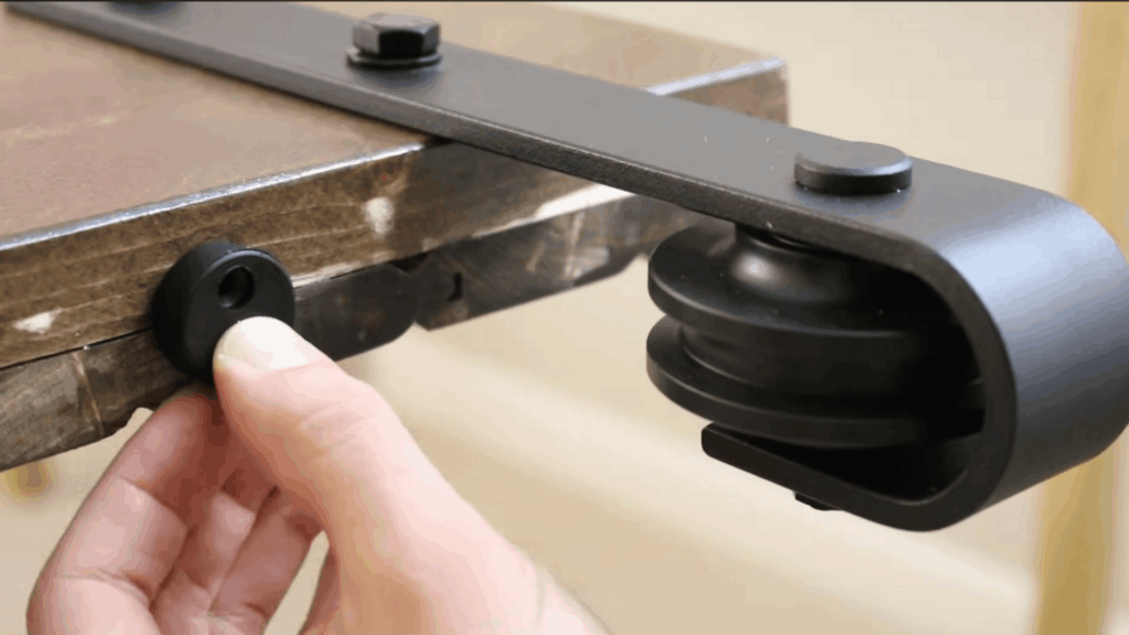 add the door hardware