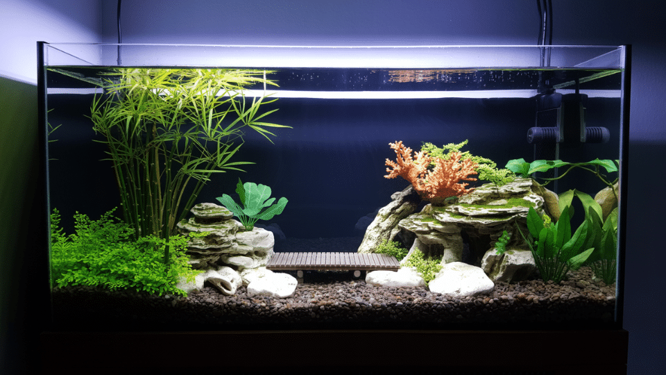 aquarium water change