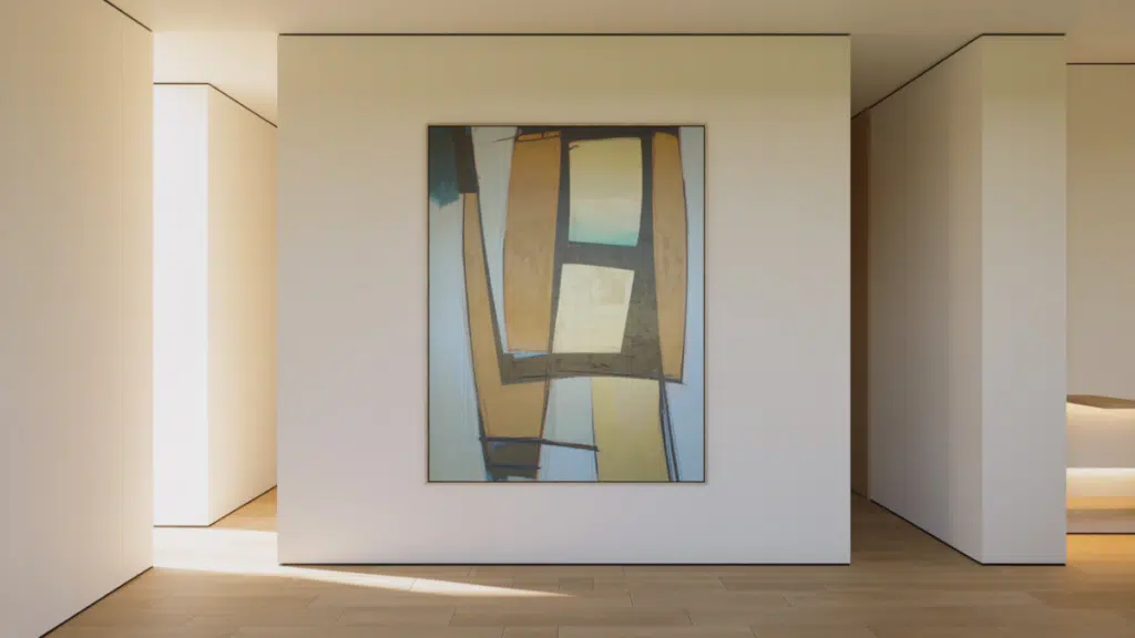 art entryway wall