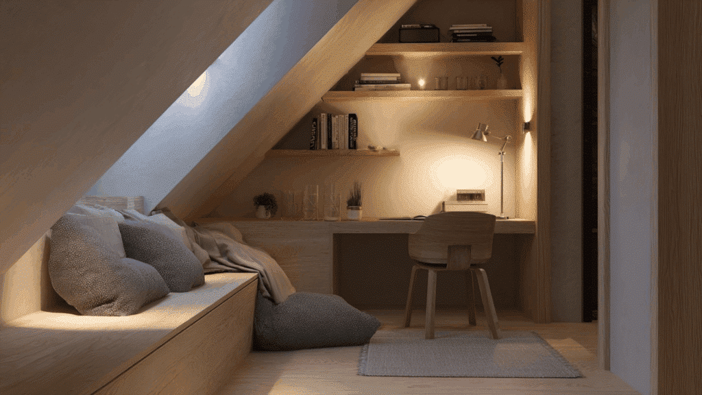 attic loft learning hideout