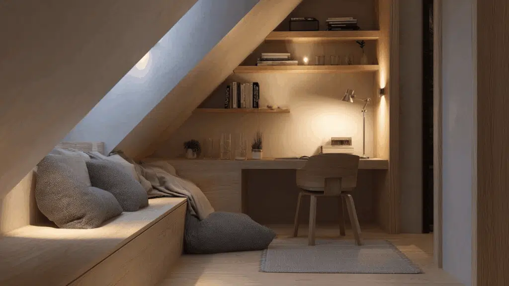 attic loft learning hideout