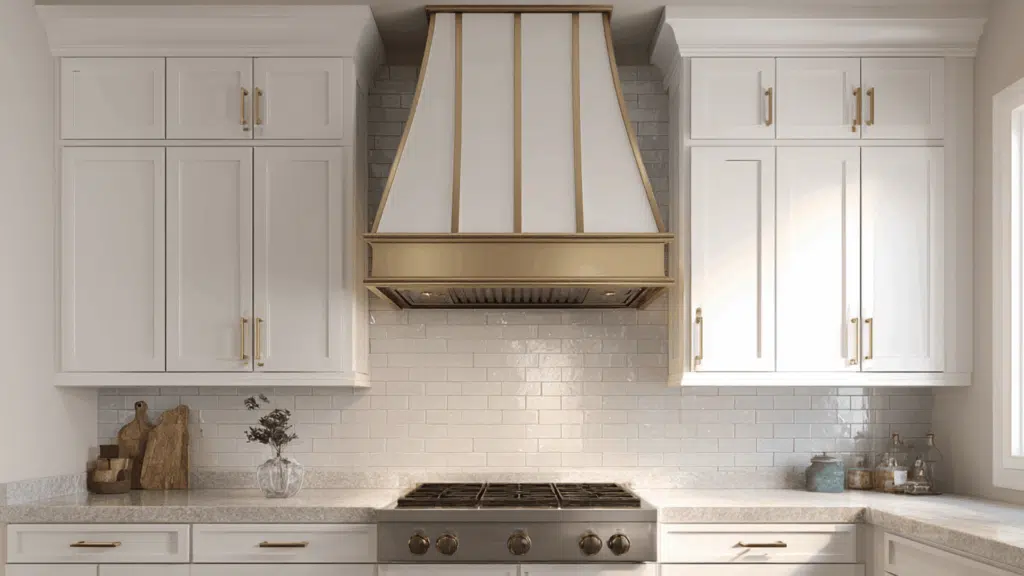 brass accent hood