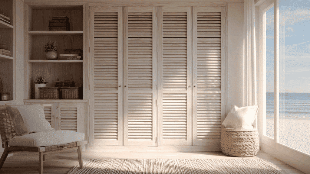 cabinet styles louvered