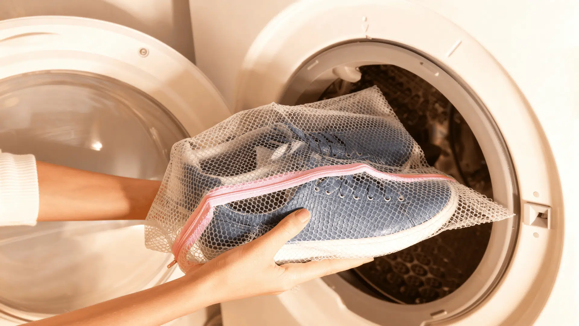 can you put shoes in a washer