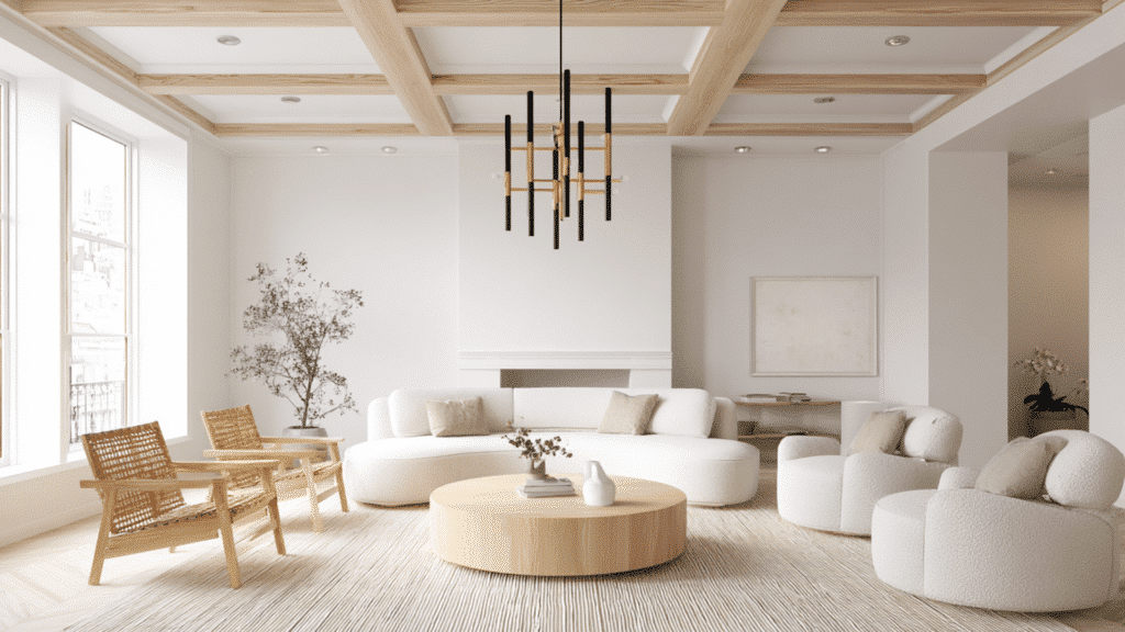 coffered beam ceilings for classic elegance