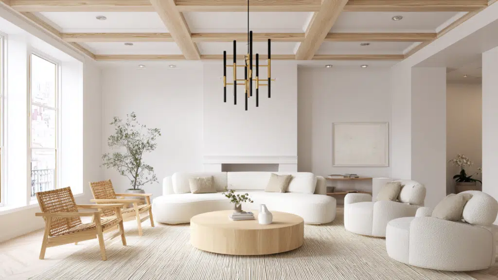 coffered beam ceilings for classic elegance
