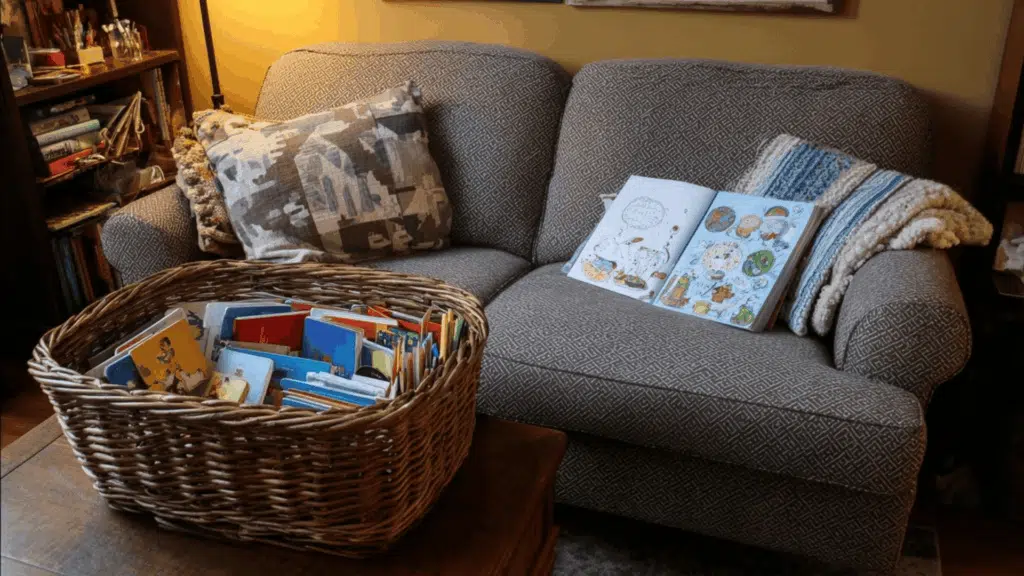 couch side morning basket zone