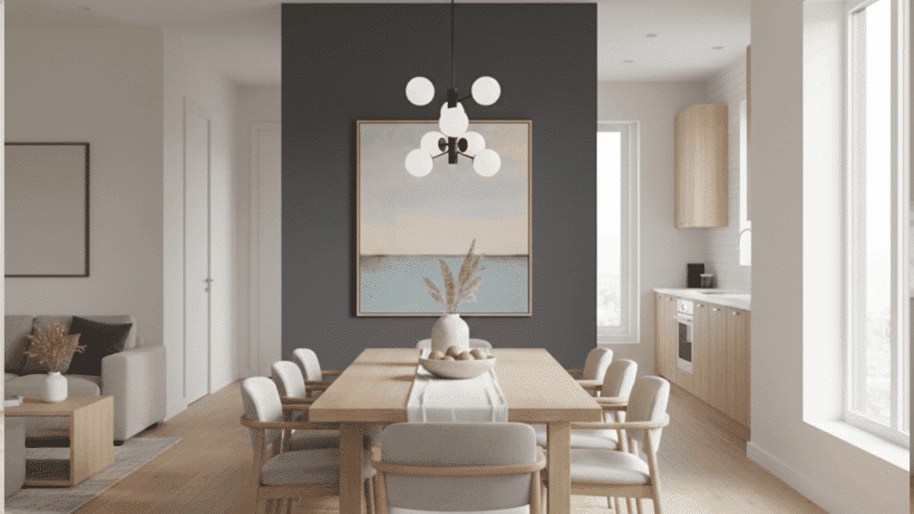 dining accent wall