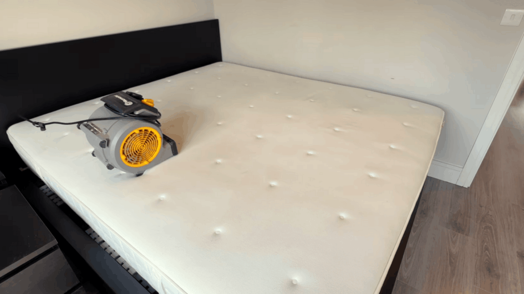 drying a mattress
