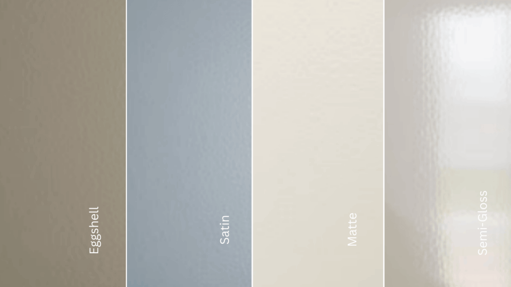 eggshell vs other paint finishes