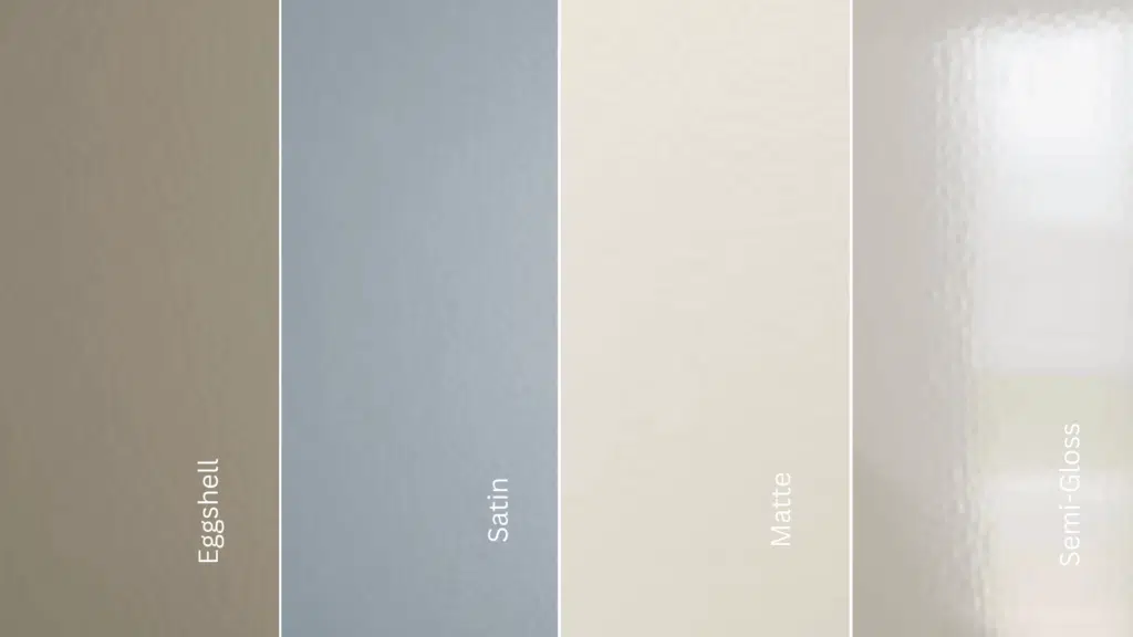 eggshell vs other paint finishes