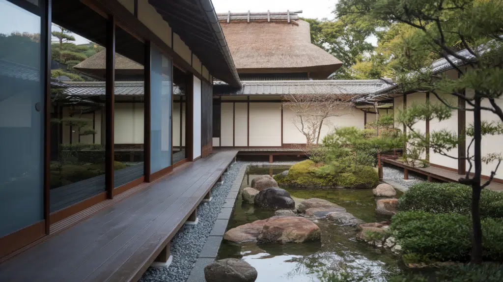 engawa walkway for indoor outdoor flow japanese style house