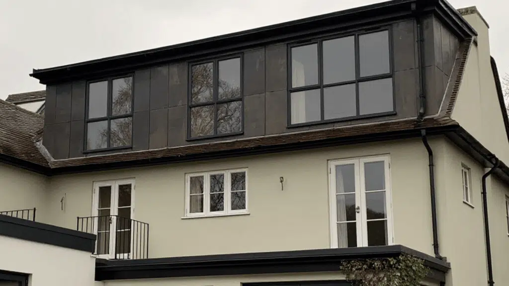 flat roof dormer window