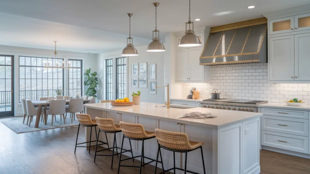 focused lighting over the stove