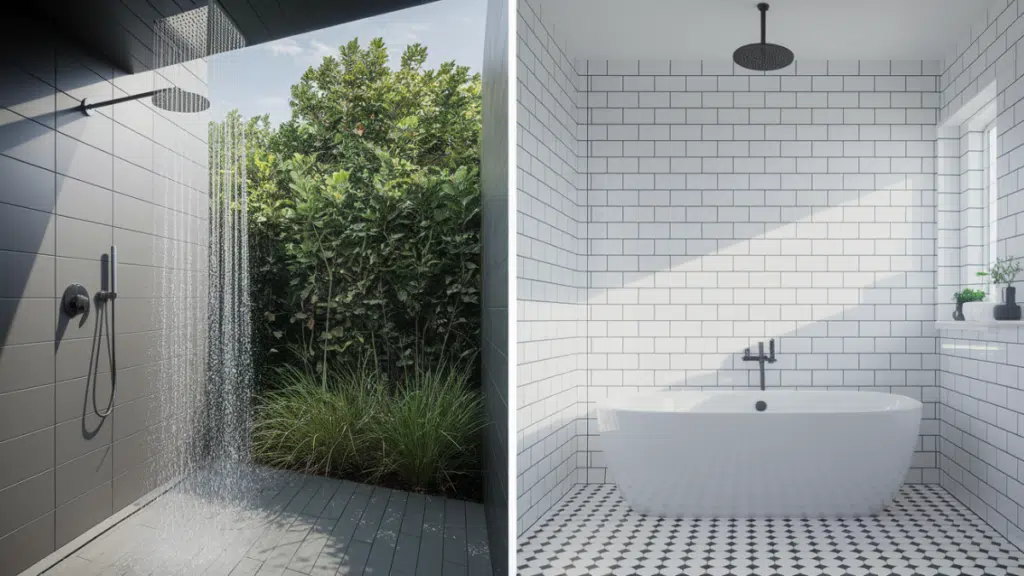 frameless glass splash panel