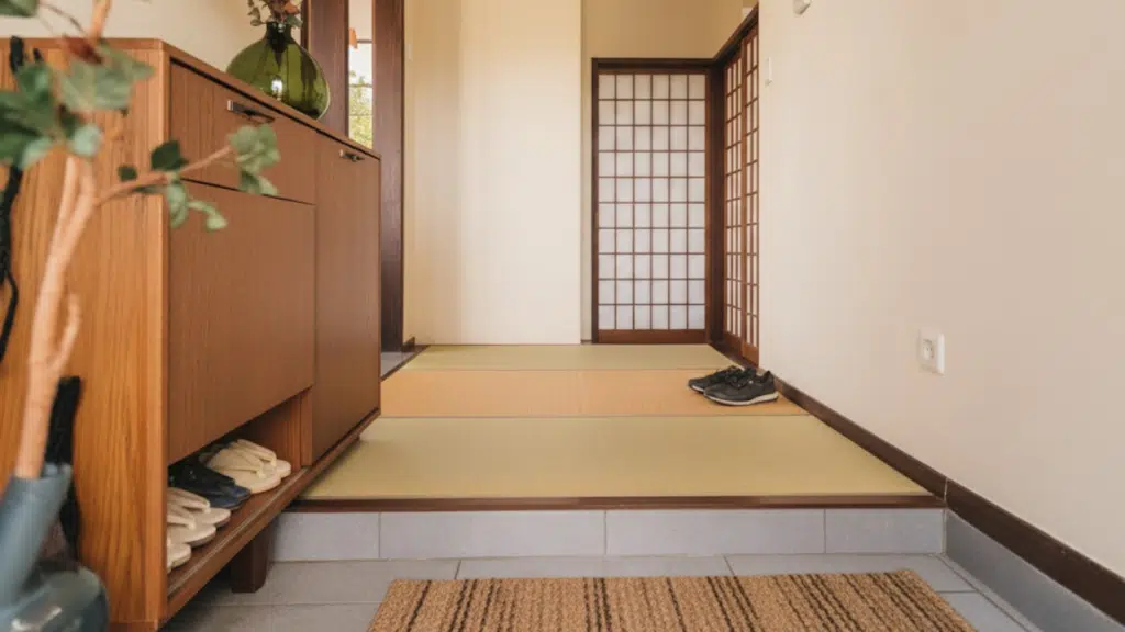 genkan entry that sets the mood japanese style house
