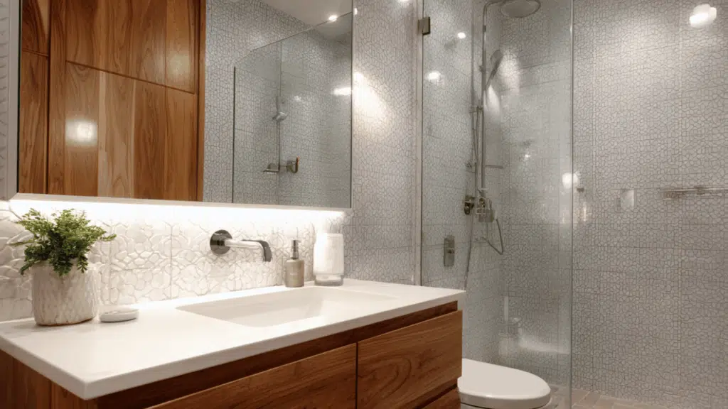 handleless vanity cabinets