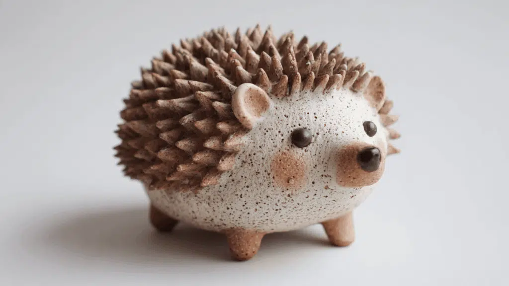 hedgehog pinch pot