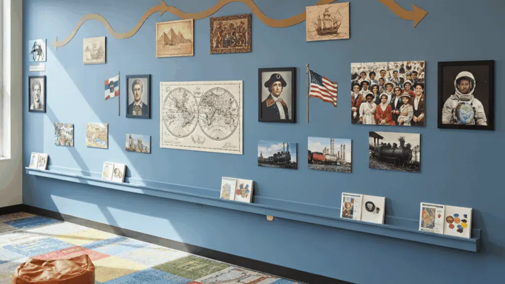 history gallery wall