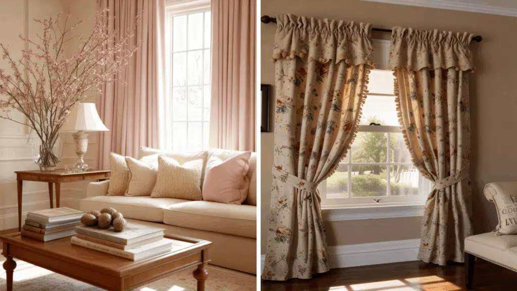 how to choose curtain for living room