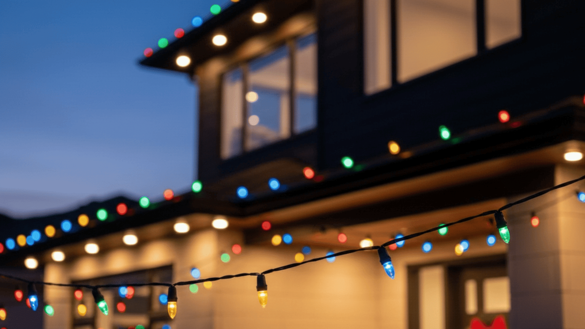 how to hang christmas lights