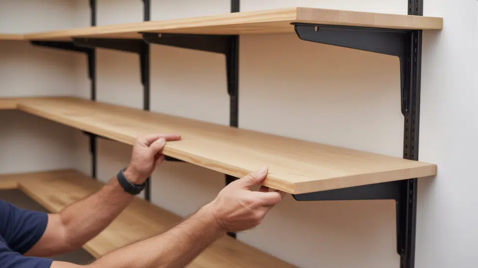 installing custom pantry shelving