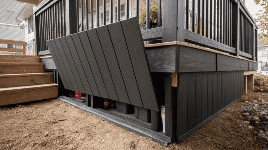 lift up storage door with gas struts