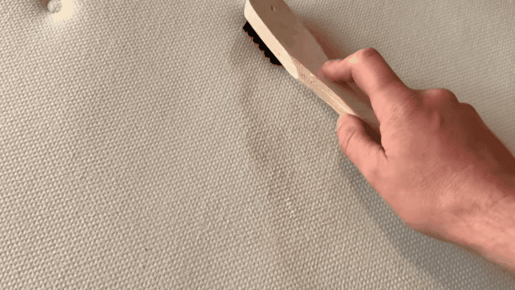 lightly agitate the mattress