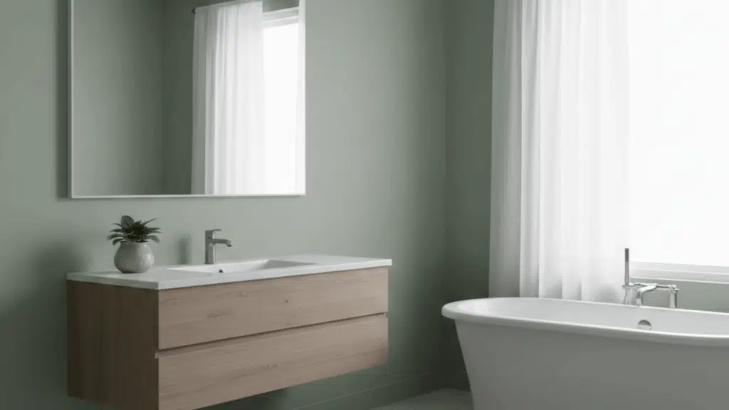 matte or eggshell finish