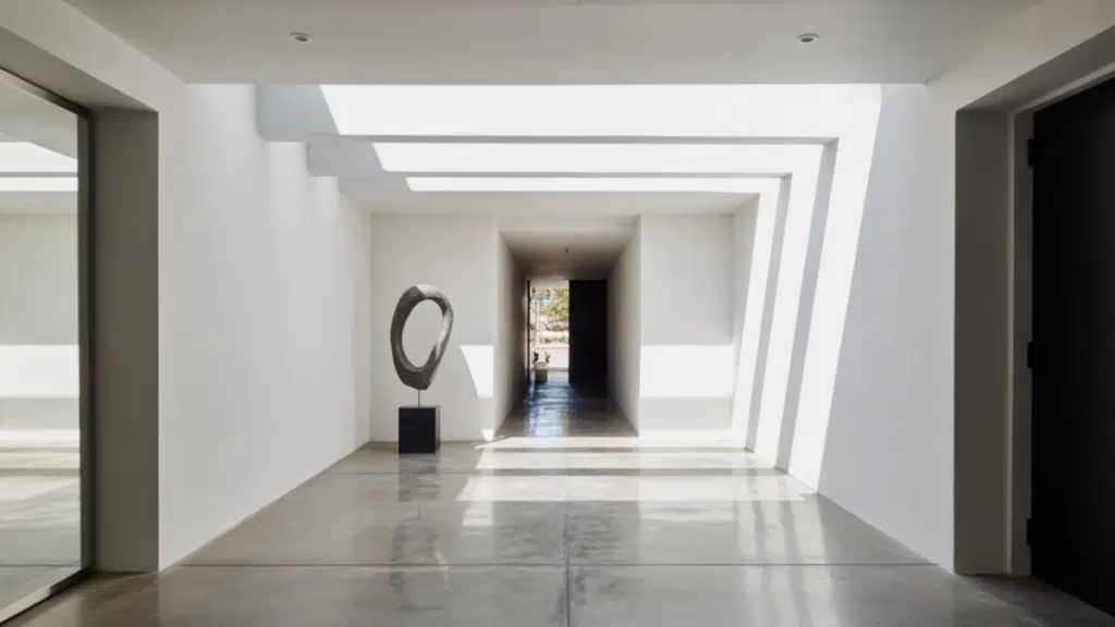 minimal entryway decor