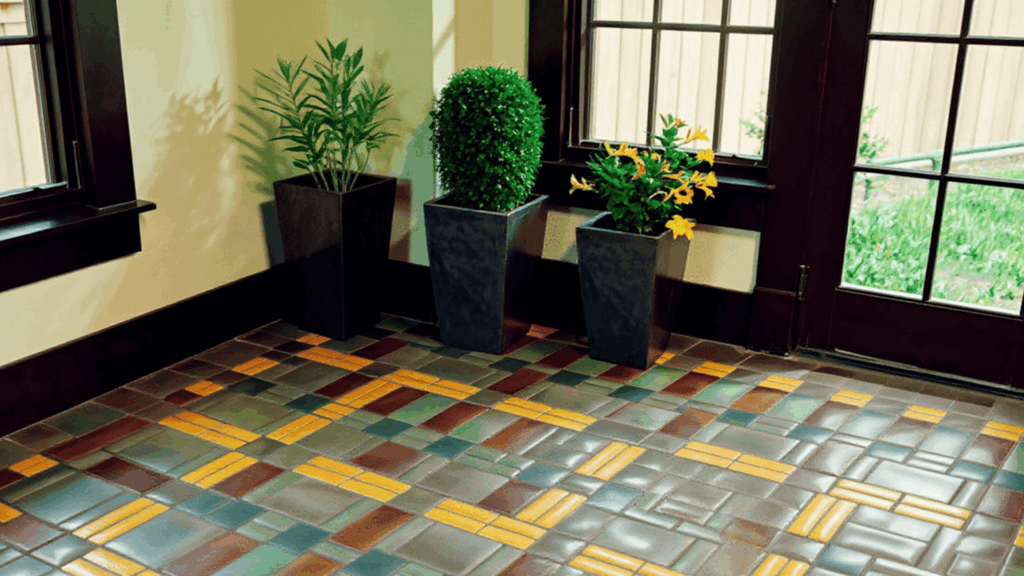 mission house artistic tile accents