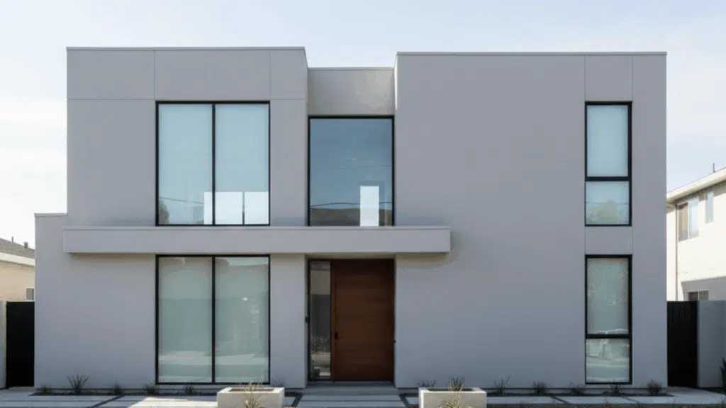 modern two story house