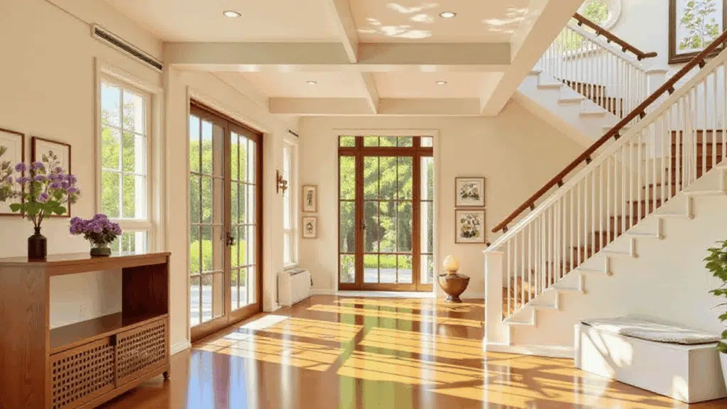 open concept house walls