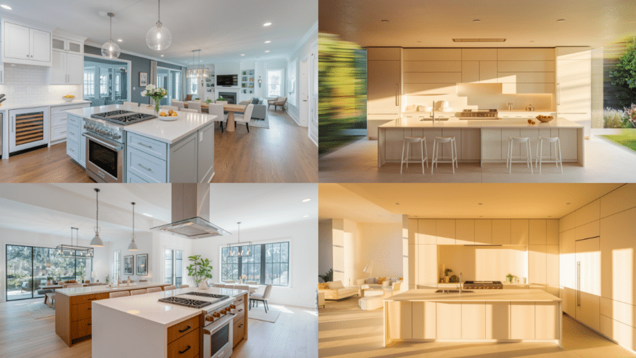 Modern Open Concept Kitchen Island with Stove - Enthralling Gumption