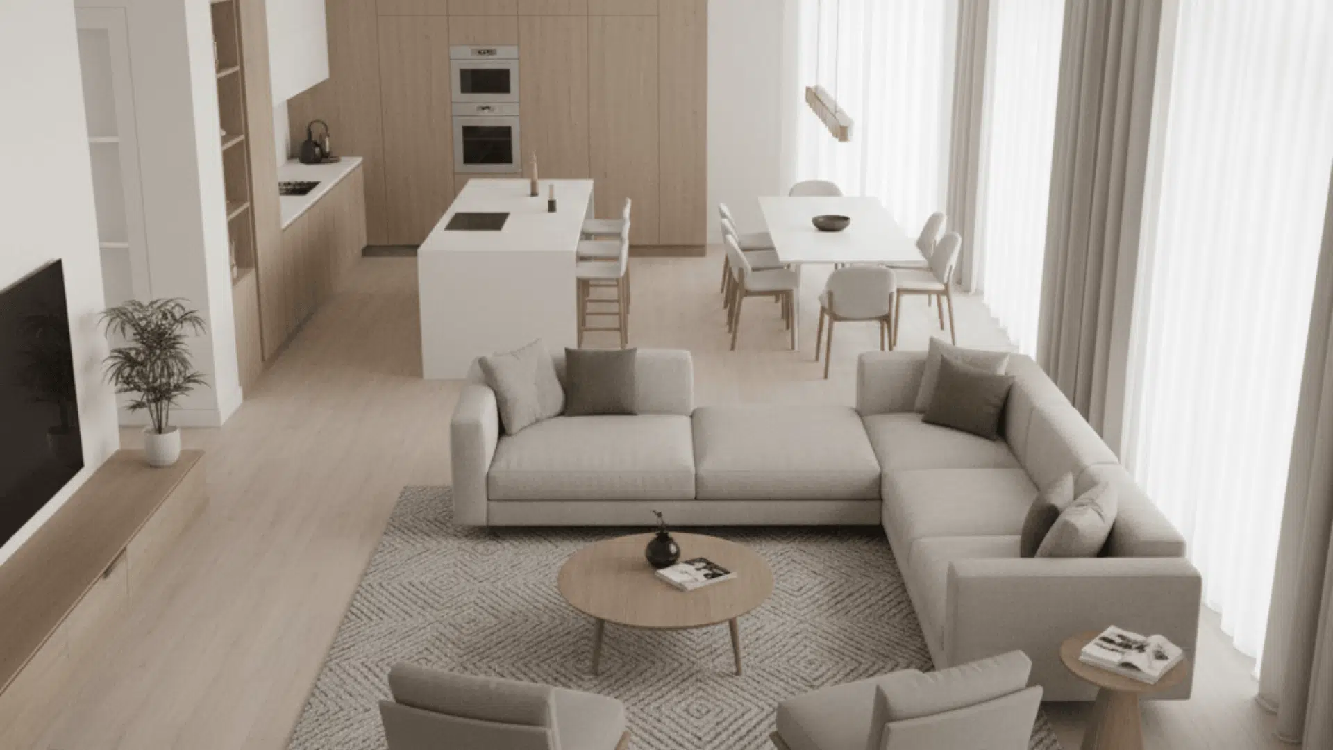open floor plan ideas