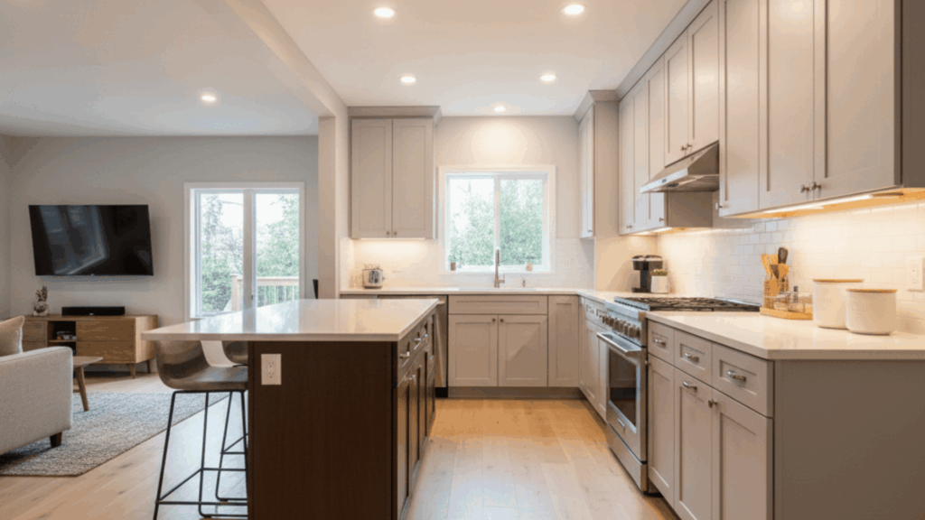 open galley floor plan