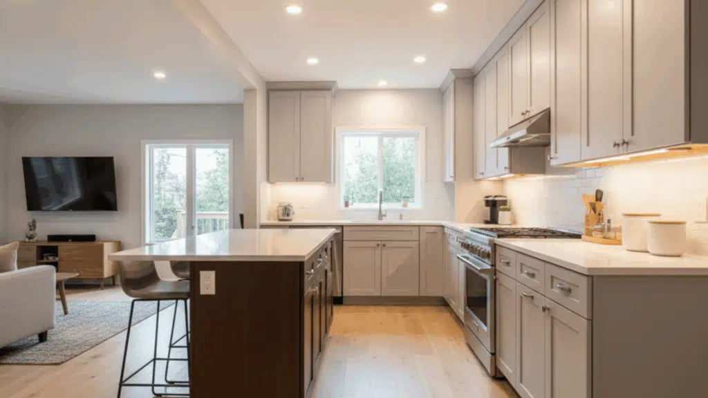 open galley floor plan