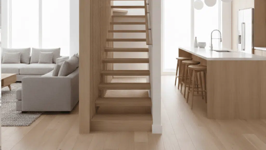 open stairwell open floor plan