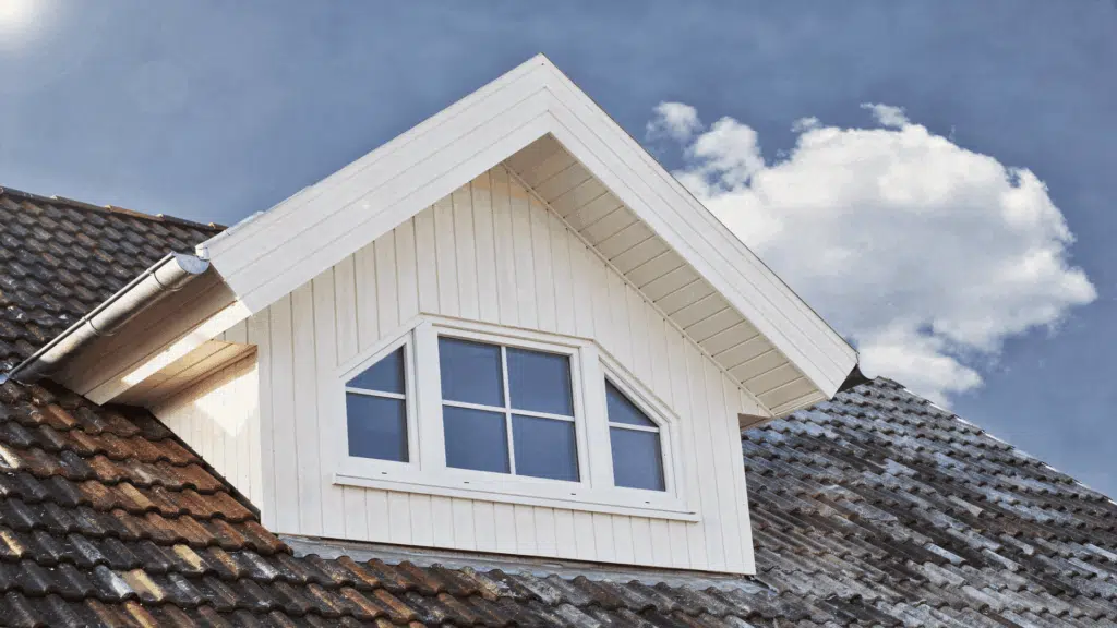 pedimented dormer windows