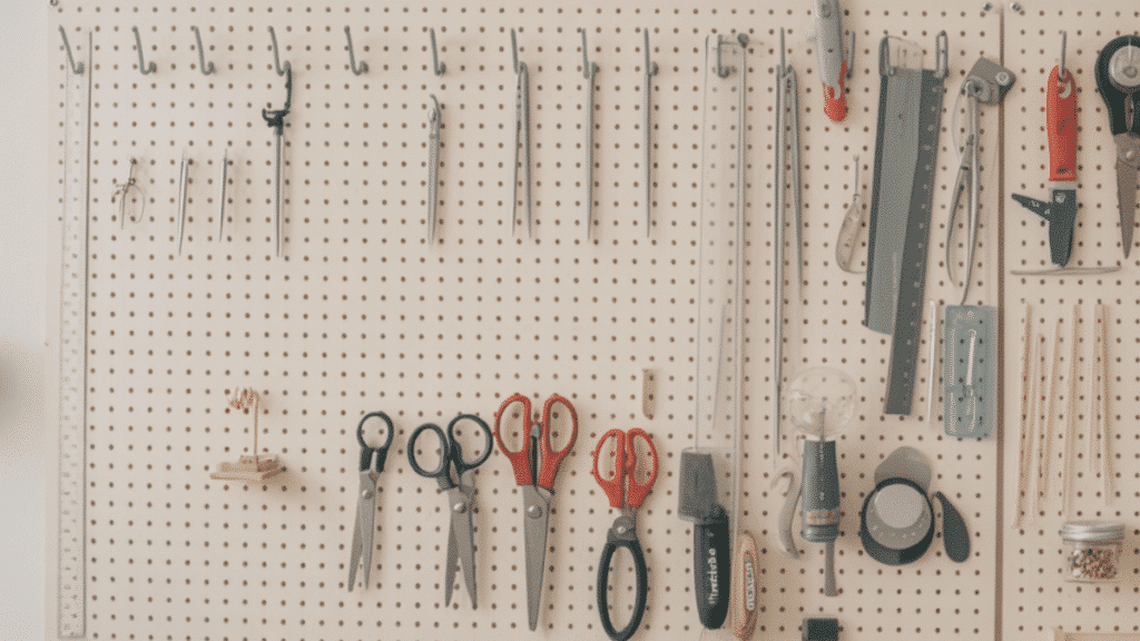 pegboard tool wall